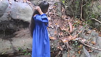 Forest sex video, Indian cute girl was fucked in standing position in forest, Indian virgin girl lost her virginity in forest