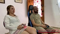 Barsa me retan jugando playstation  FIFA 20 porno  Pamela sanchez